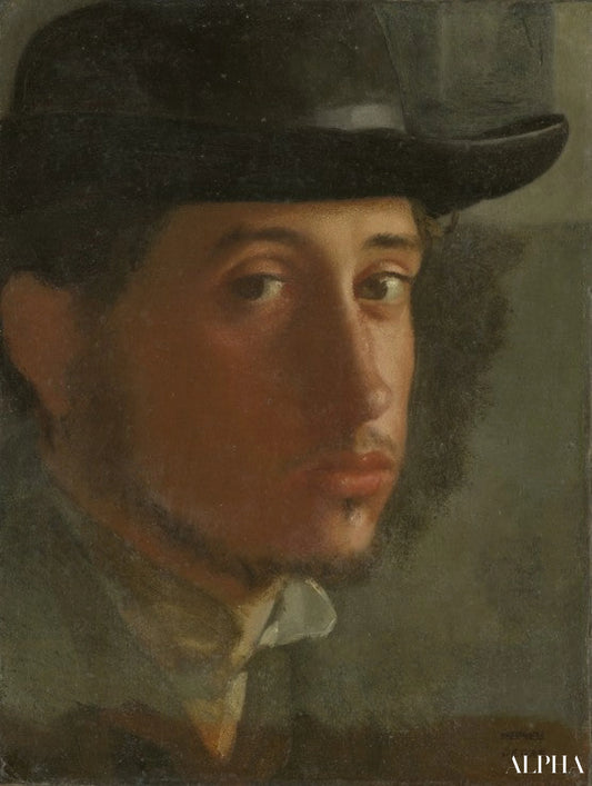 L'autoportrait - Edgar Degas - Reproductions de tableaux et peintures haut de gamme