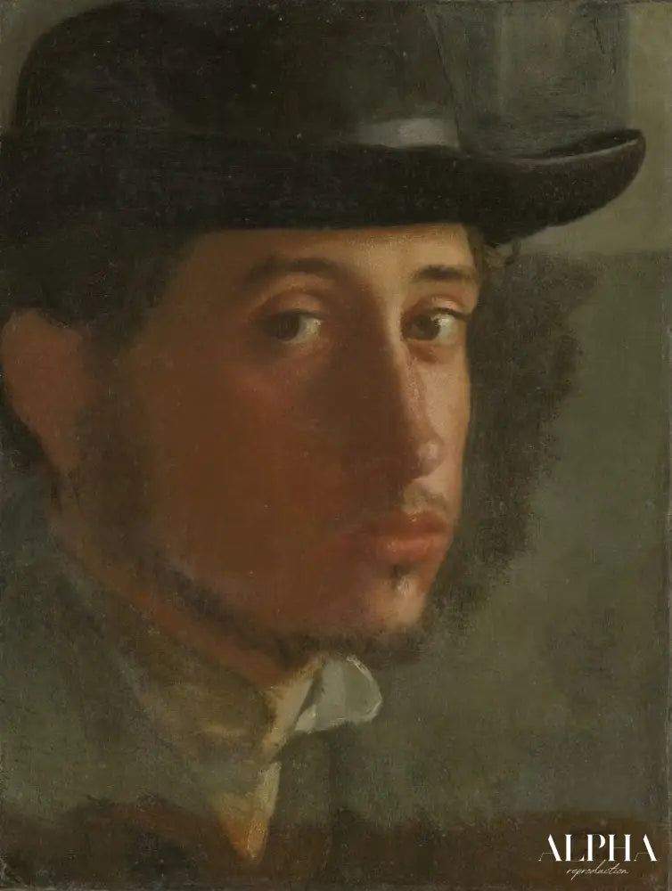 L'autoportrait - Edgar Degas - Reproductions de tableaux et peintures haut de gamme