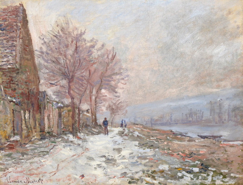 Lavacourt, o inverno - Claude Monet