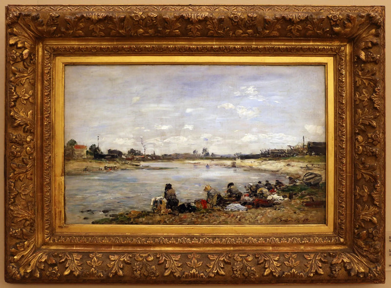 Lavagem - Eugène Boudin