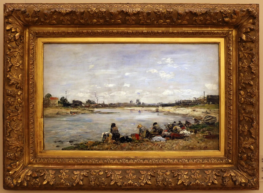 Lavagem - Eugène Boudin