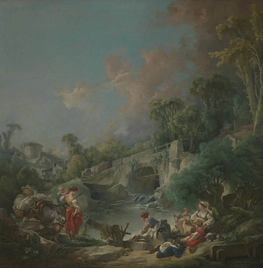 Lavandeiras - François Boucher