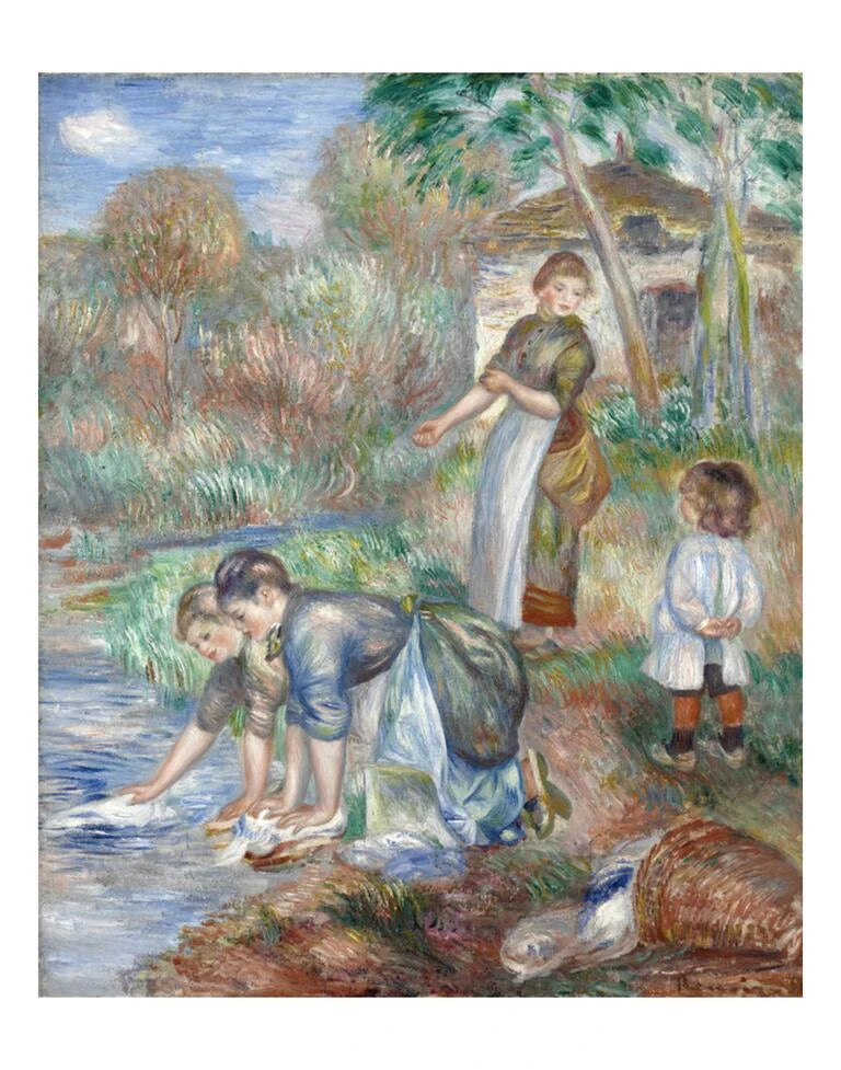 Lavadeiras - Pierre-Auguste Renoir