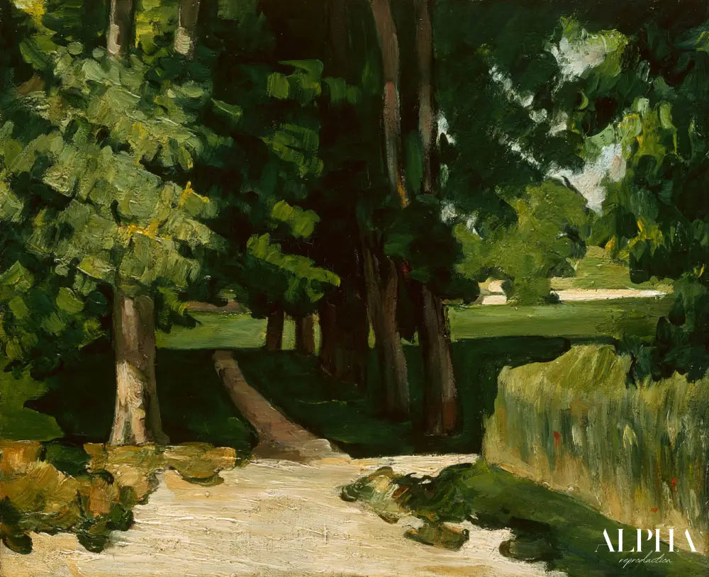 L'avenue du Jas de Bouffan - Paul Cézanne - Reproductions de tableaux et peintures haut de gamme