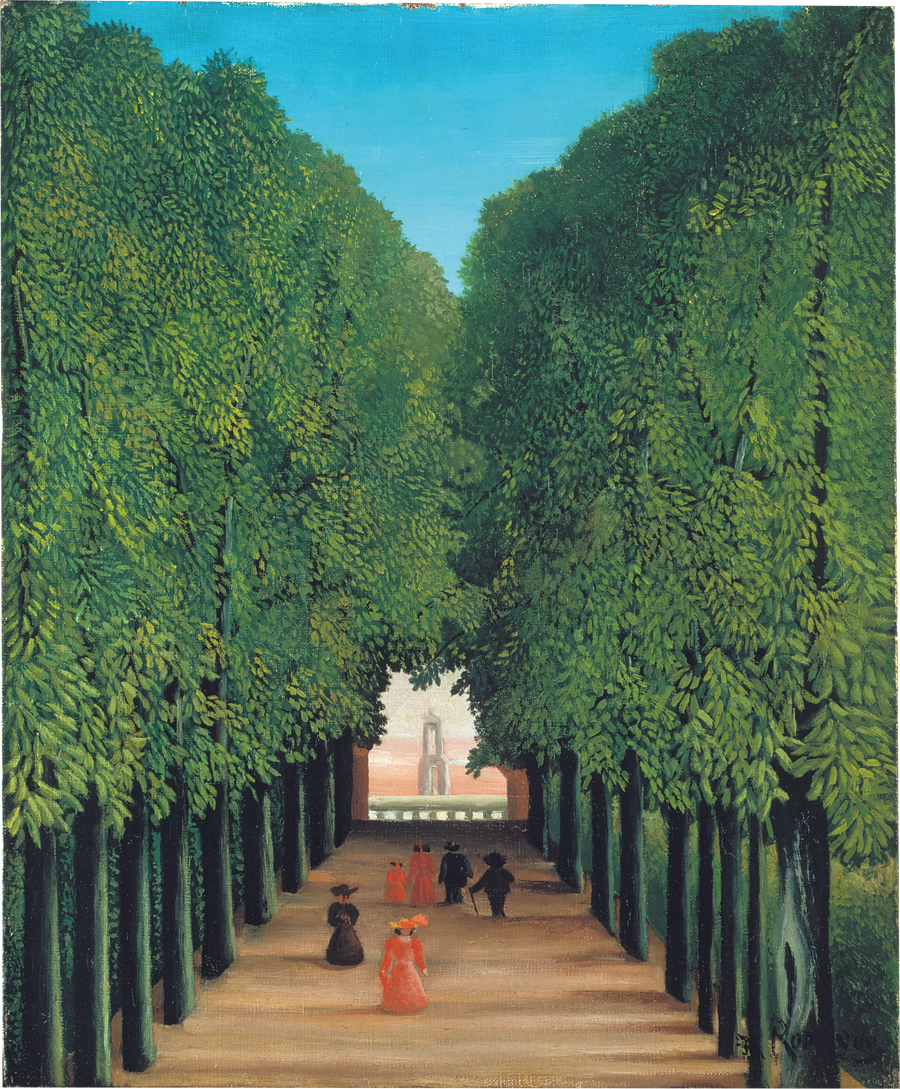 Avenida do Parque de Saint-Cloud - Henri Rousseau