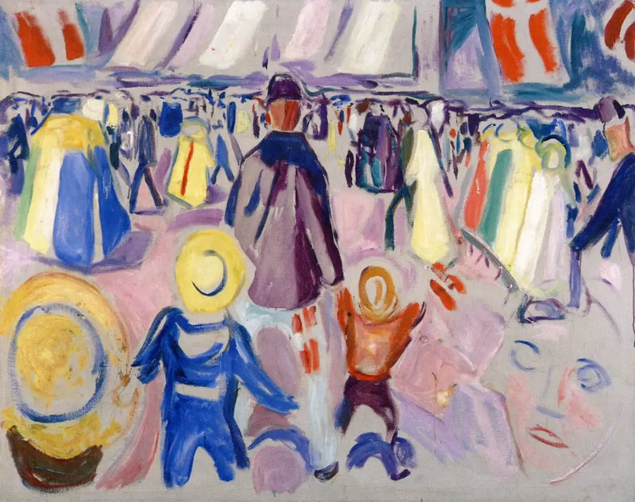 17 de maio em uma pequena cidade norueguesa - Edvard Munch