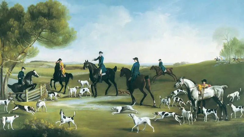 O 3º duque de Richmond com a Caçada Charlton - George Stubbs