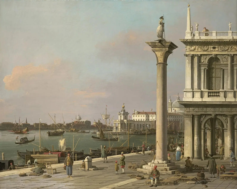 O Bacino di San Marco desde a Piazzetta - Canaletto