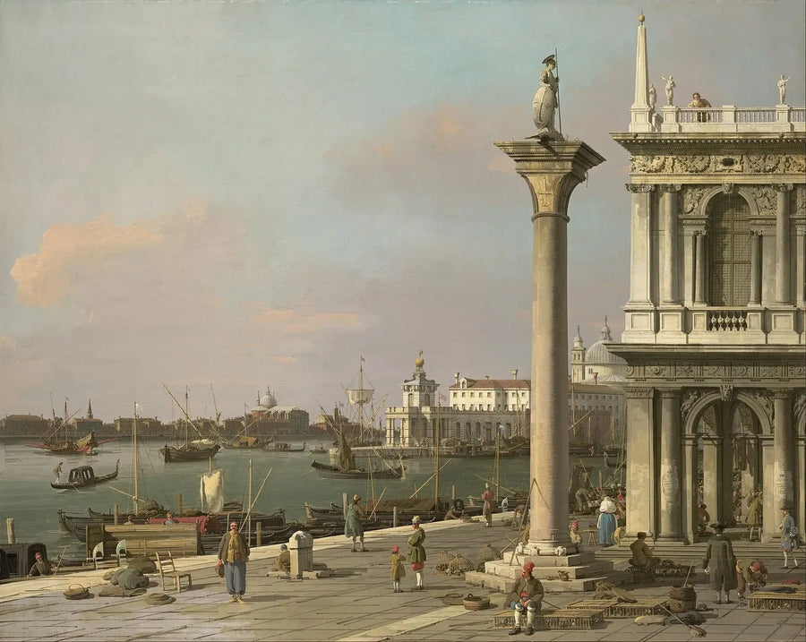 O Bacino di San Marco desde a Piazzetta - Canaletto