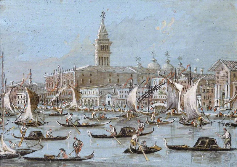 Le Bacino, Veneza - Francesco Guardi
