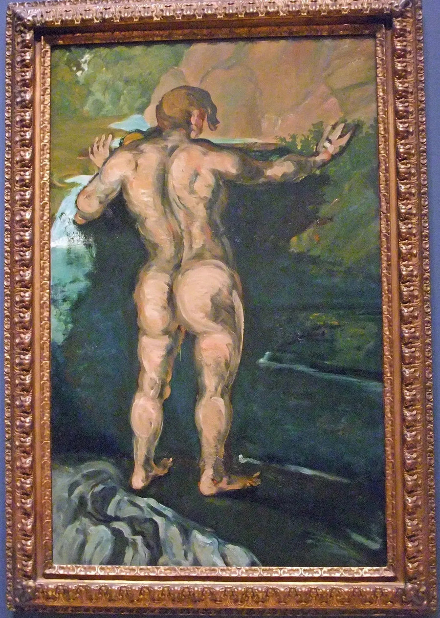 O Banhista na rocha - Paul Cézanne