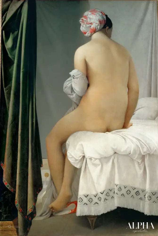 Le baigneur - Jean-Auguste-Dominique Ingres - Reproductions de tableaux et peintures haut de gamme