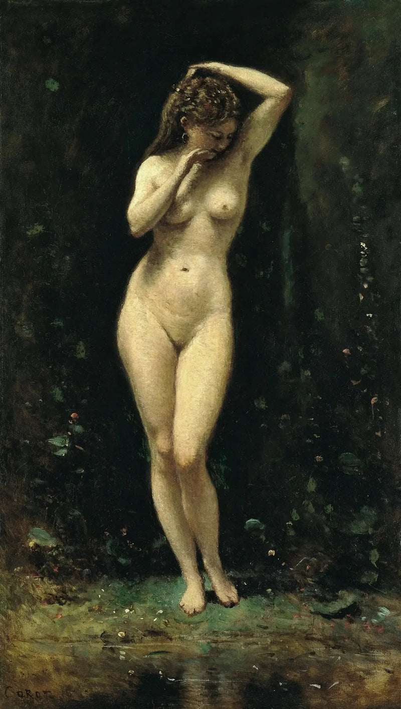 O Banho de Diane (La Fontaine) - Jean-Baptiste Camille Corot