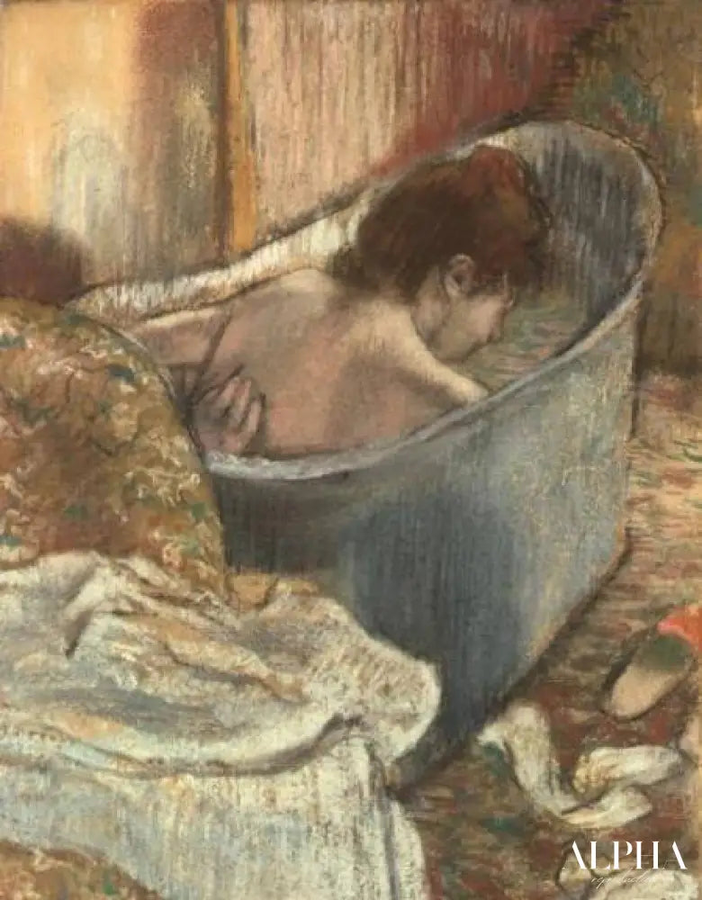 Le Bain - Edgar Degas - Reproductions de tableaux et peintures haut de gamme