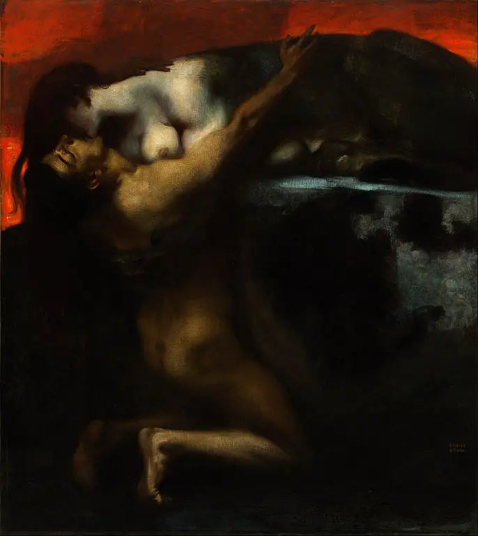 O Beijo do Esfinge - Franz Von Stuck