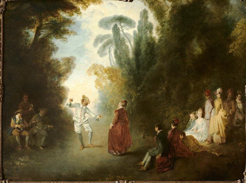 O Baile Campestre - Antoine Watteau