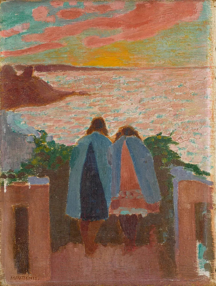 O Balcão do Silêncio ao pôr do sol - Maurice Denis