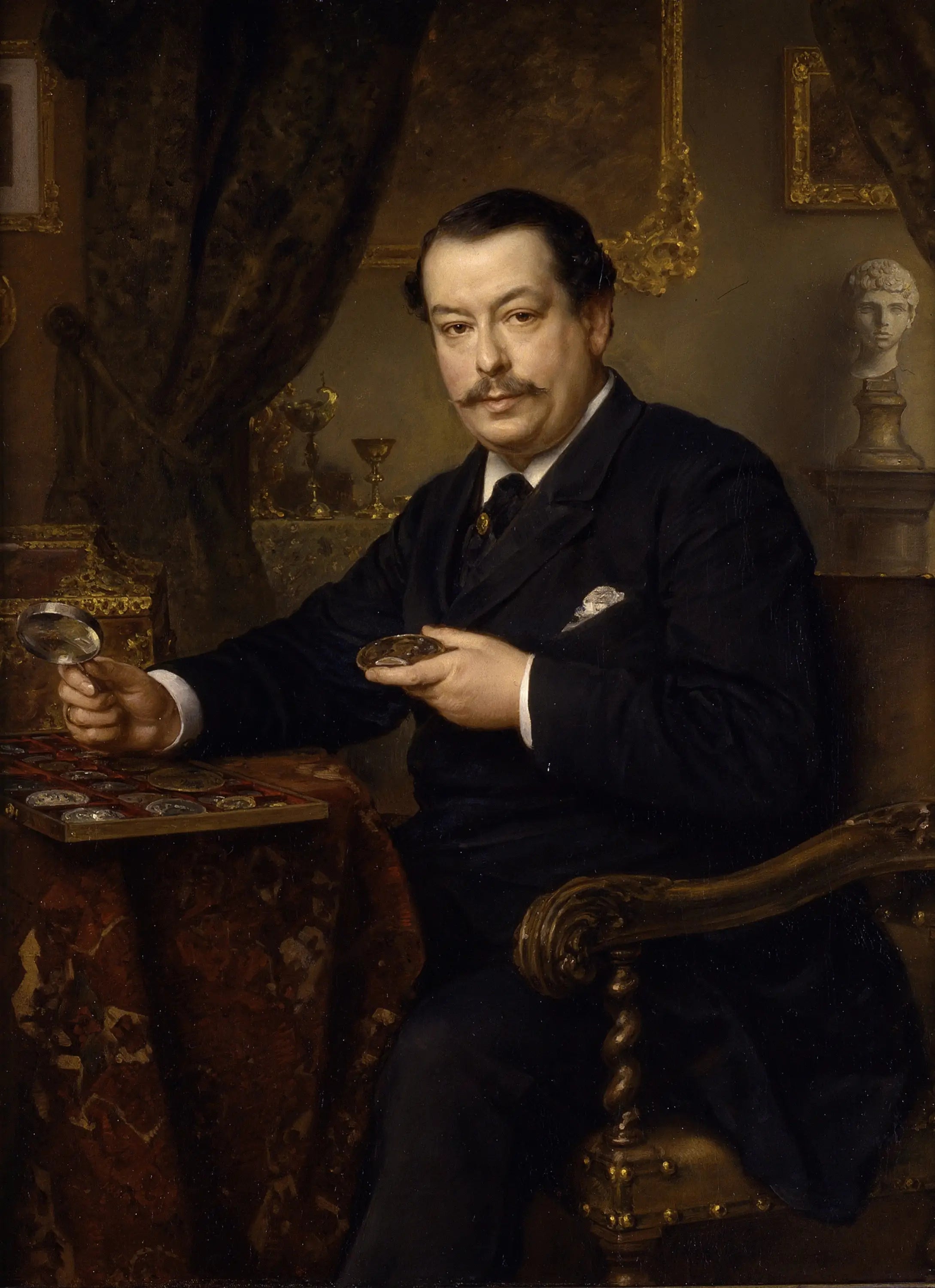 Le banquier Itzinger - Ludwig Knaus - Alpha Reproduction