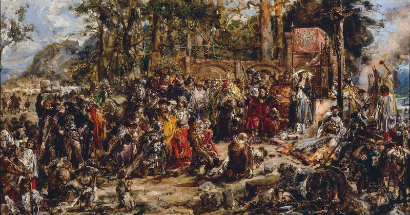 O batismo da Lituânia - Jan Matejko