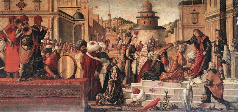 O Batismo dos Selenitas - Vittore Carpaccio