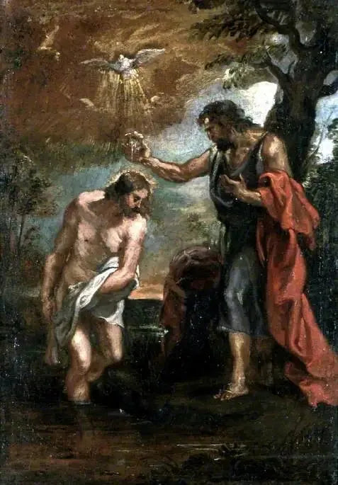 O batismo de Cristo - Bartolomé Esteban Murillo
