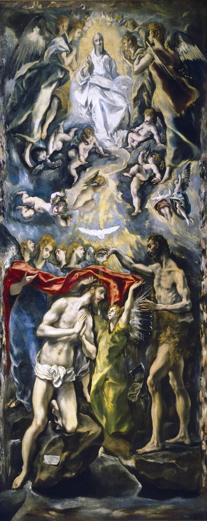 O Batismo de Cristo - El Greco