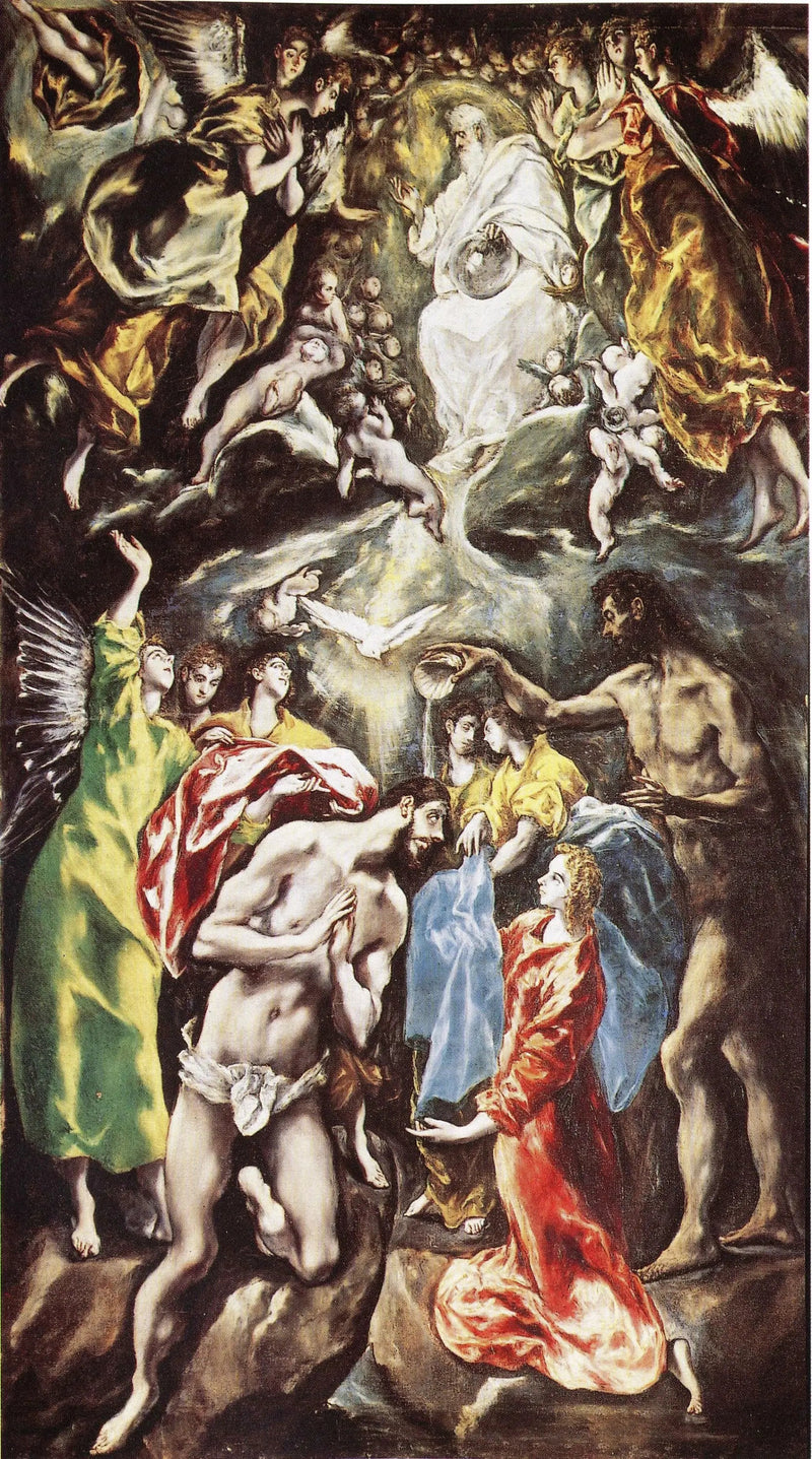 O Batismo de Cristo - El Greco