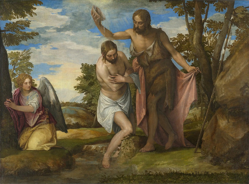 O Batismo de Cristo - Paulo Véronèse