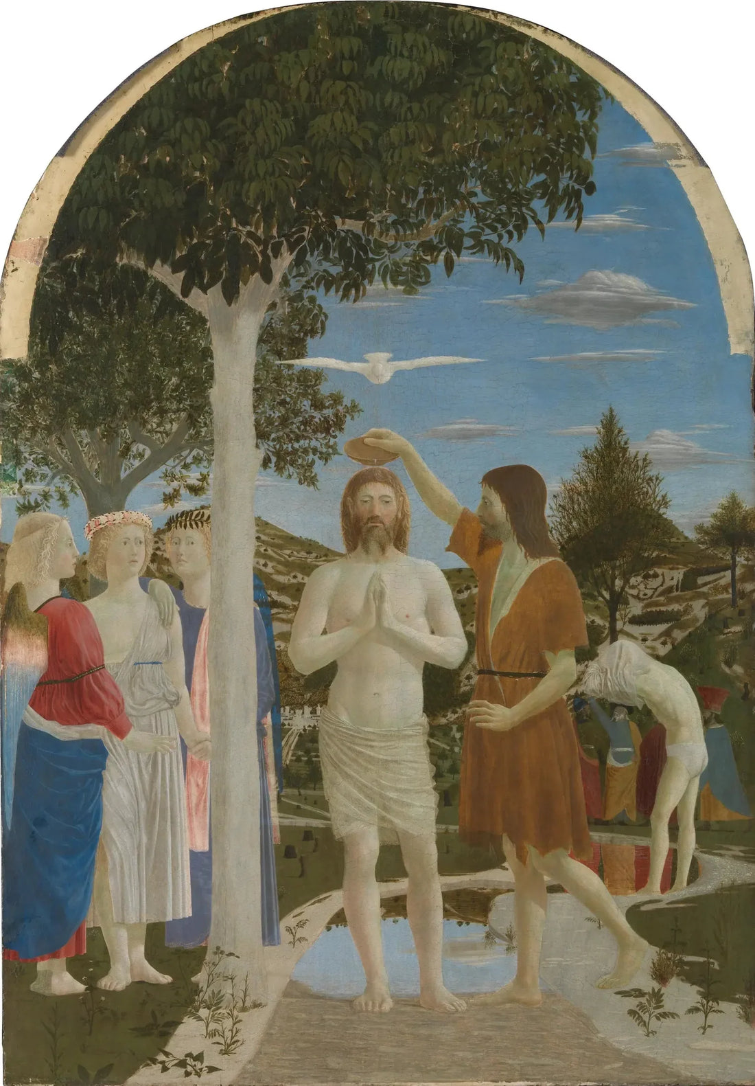 O Batismo de Cristo - Piero della Francesca