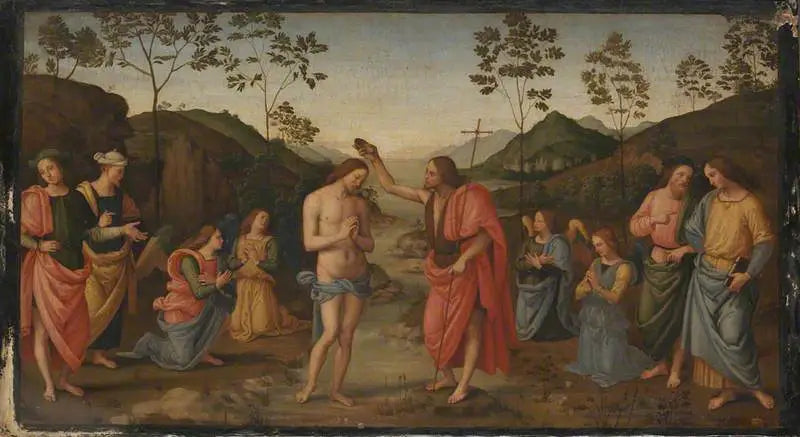 O batismo de Cristo - Pietro Perugino