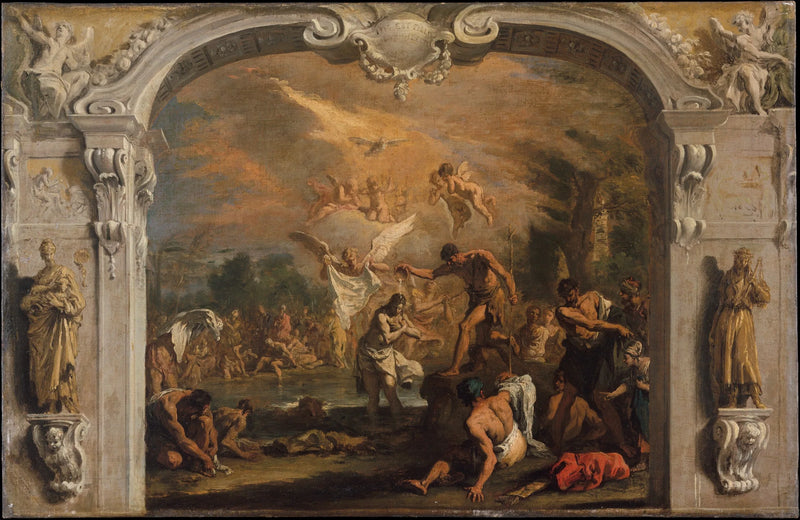O batismo de Cristo - Sebastiano Ricci