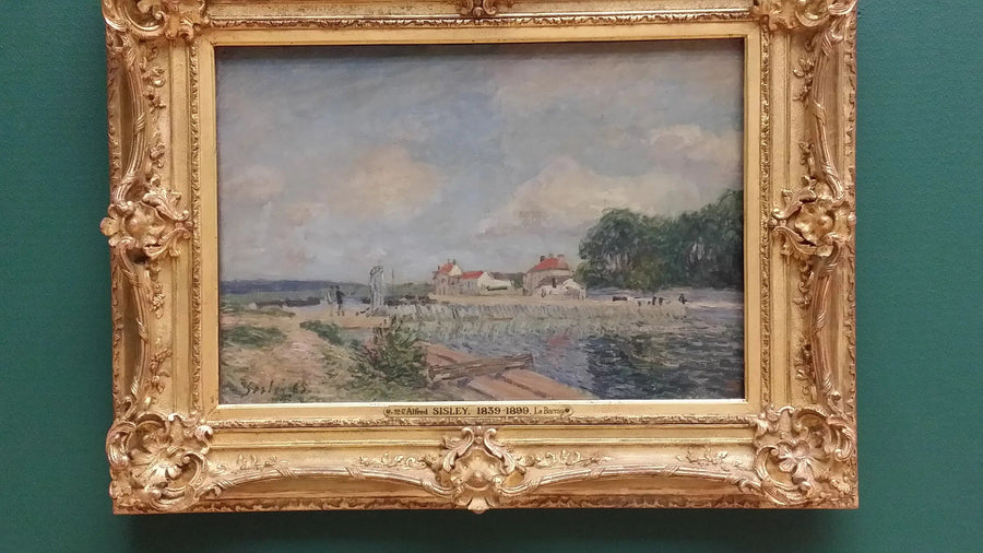 a Barragem - Alfred Sisley