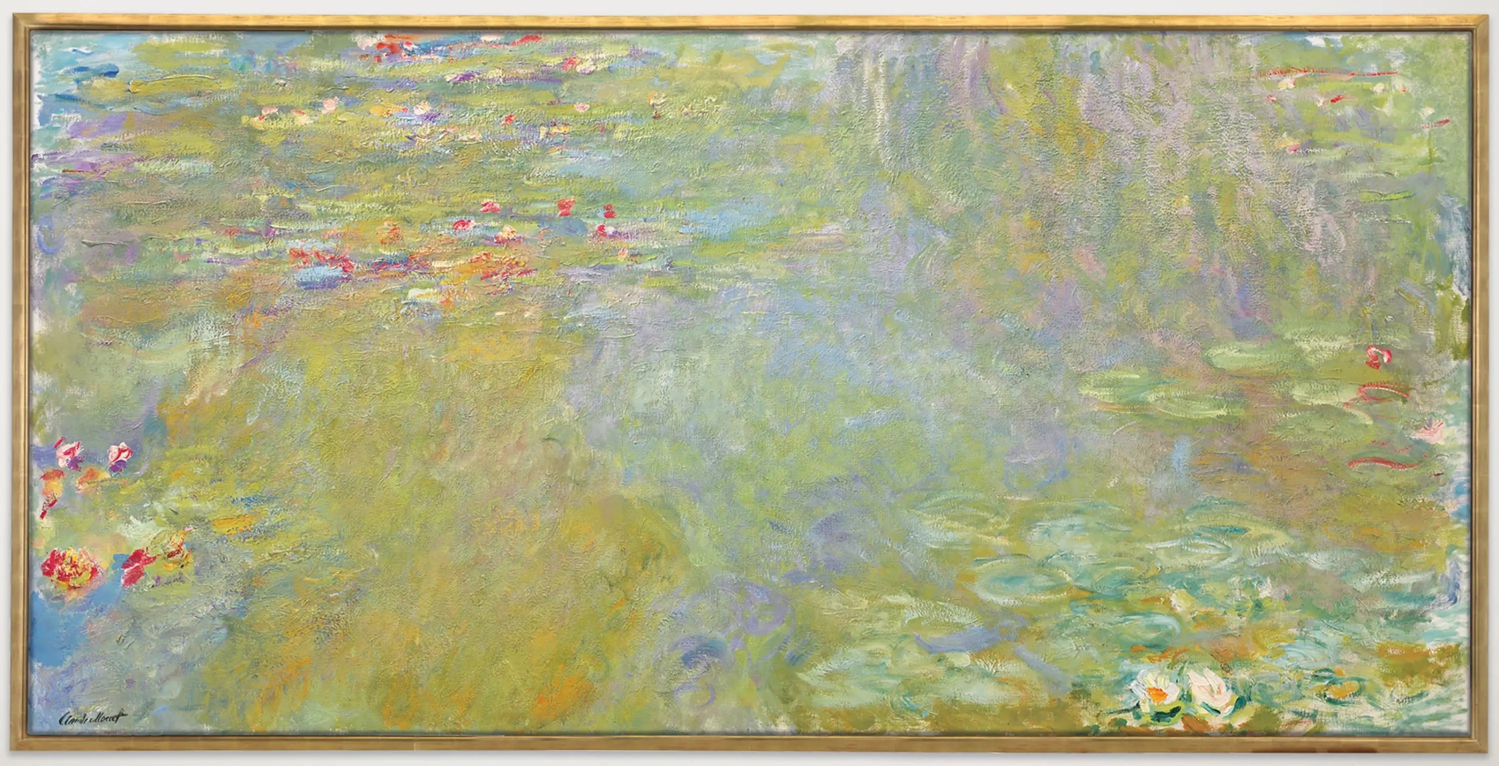 Reproduction du tableau « Le bassin aux nymphéas - Claude Monet » par Alpha Reproduction en peinture à l’huile