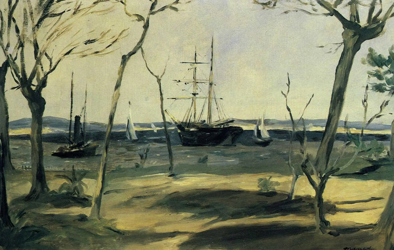 O Lago de Arcachon - Édouard Manet