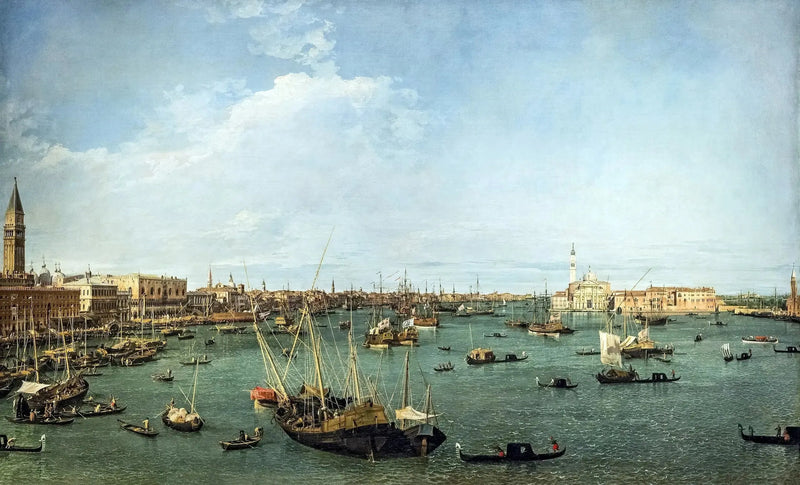 O Lago de São Marcos, Veneza - Canaletto