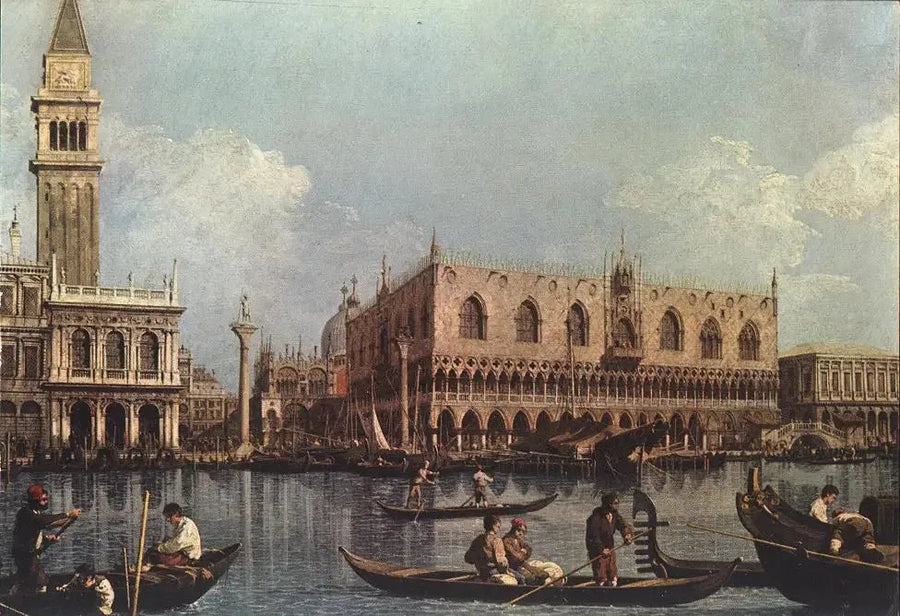 O Lago de São Marcos visto do ponta da Alfândega - Canaletto