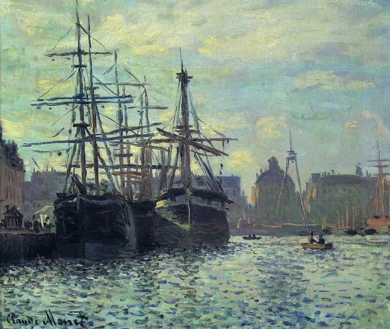 O Bassin do Comércio. Le Havre - Claude Monet