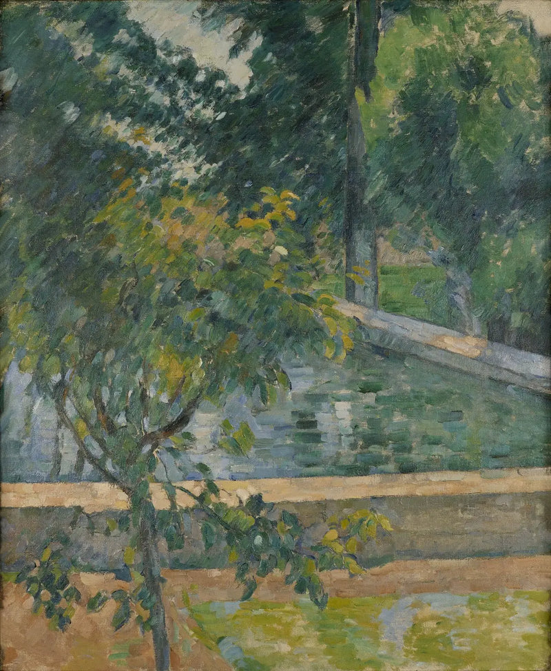O Lago do Jas de Bouffan - Paul Cézanne