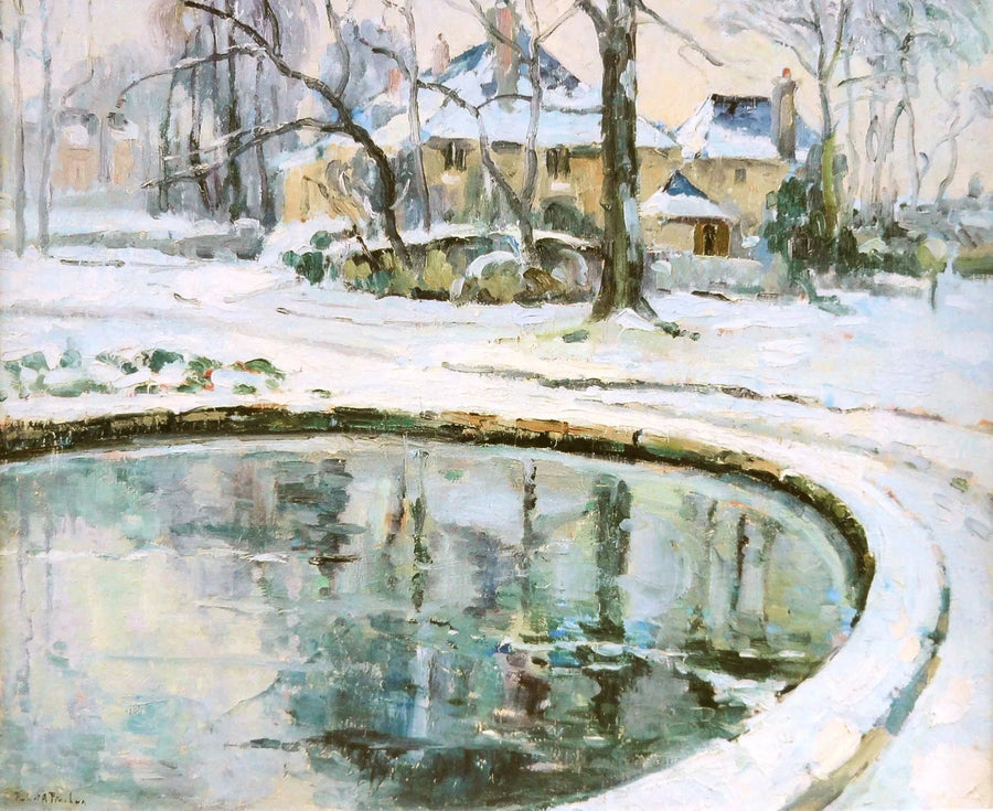 O bacia, neve - Robert Antoine Pinchon