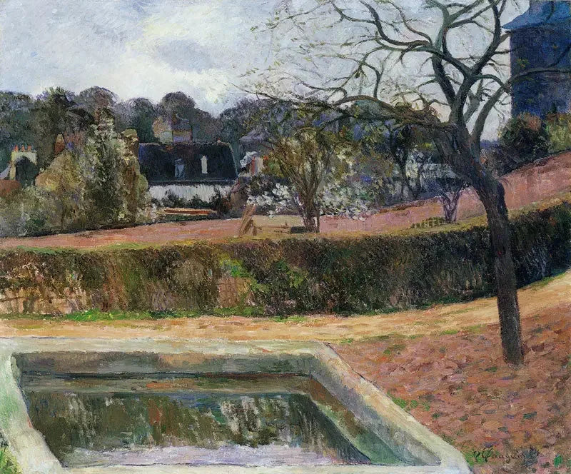O Lago, ou O Lago Quadrado - Paul Gauguin