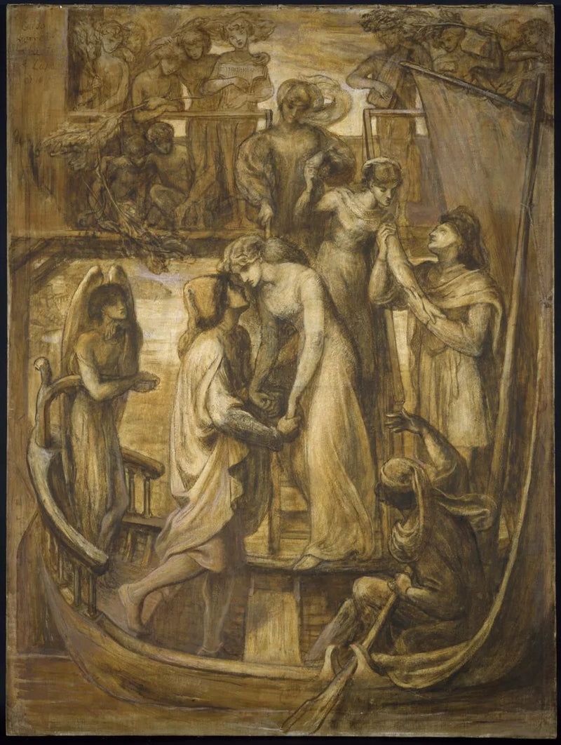 O barco do amor - Dante Gabriel Rossetti