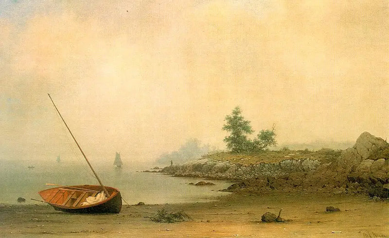 O barco encalhado - Martin Johnson Heade