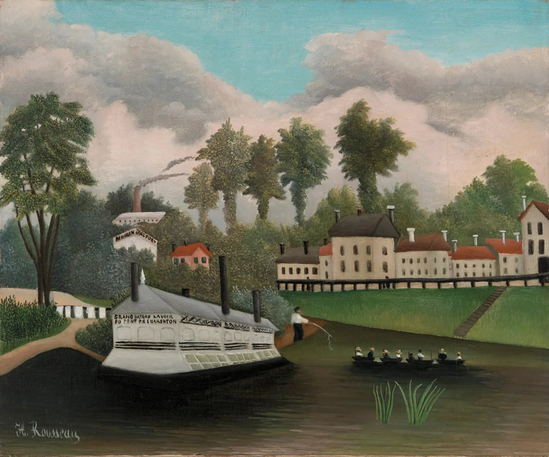 O Estaleiro do Ponto de Charenton - Henri Rousseau