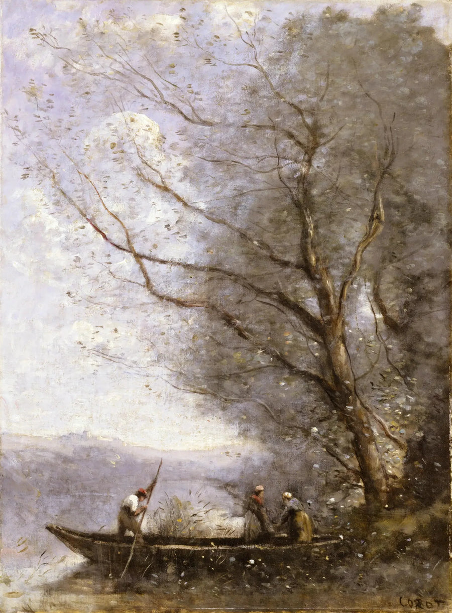 O Barqueiro - Jean-Baptiste Camille Corot