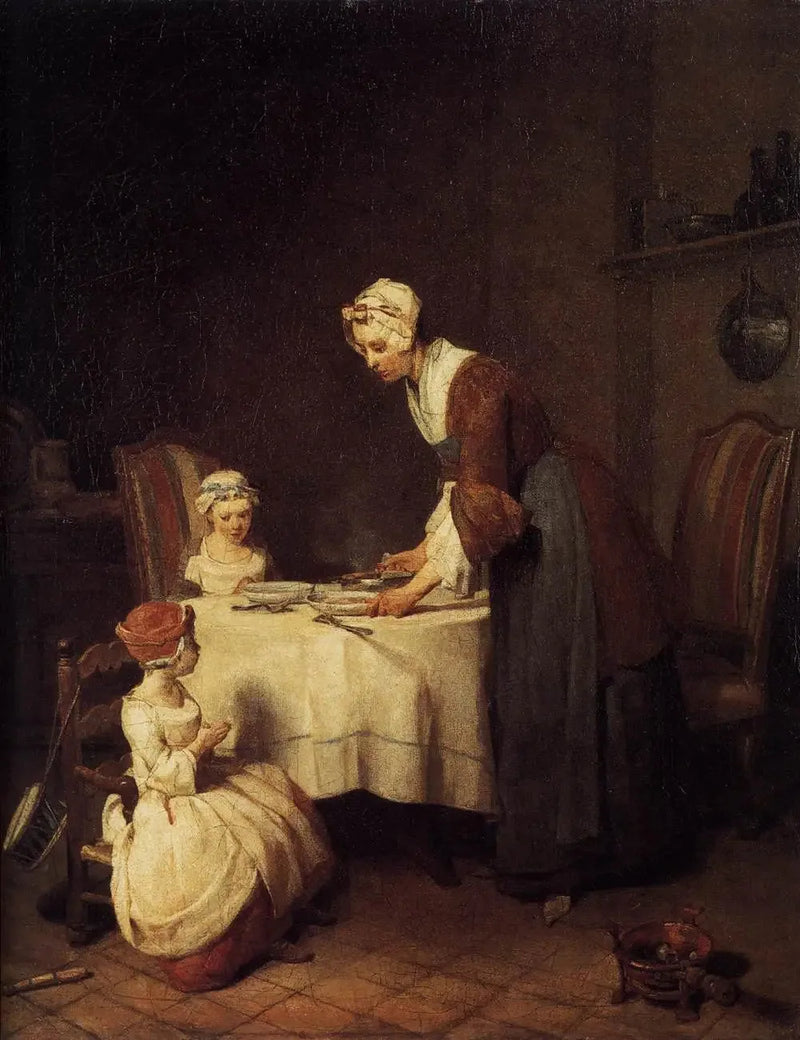 A Bênção - Jean Simeón Chardin