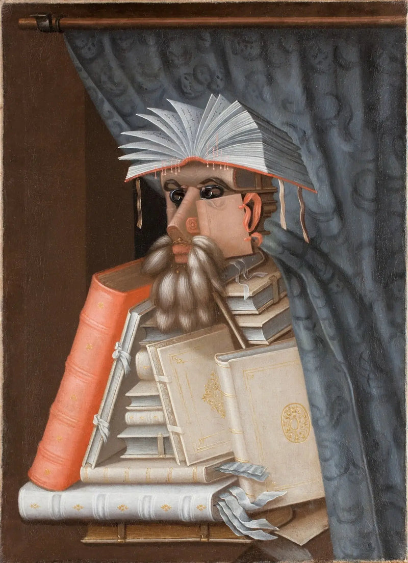 O Bibliotecário - Giuseppe Arcimboldo