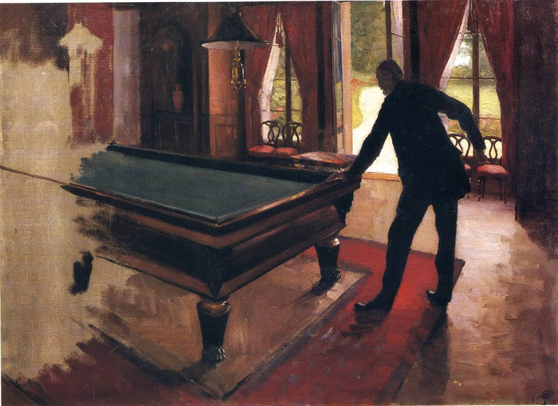 O Bilhar - Gustave Caillebotte