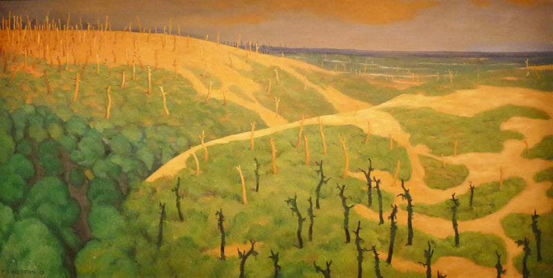 A Floresta de la Gruerie e o Desfiladeiro dos Meurissons - Félix Vallotton