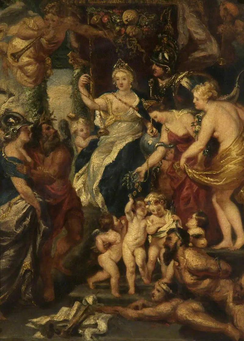 A felicidade da regência - Peter Paul Rubens