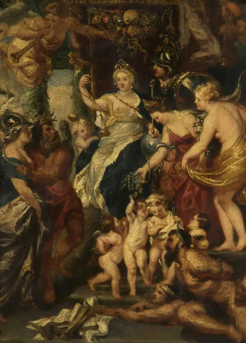 A felicidade da regência - Peter Paul Rubens